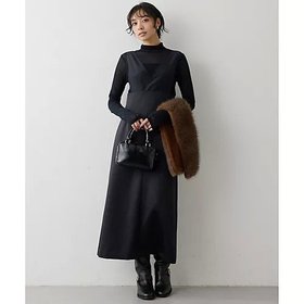 【ウィムガゼット/Whim Gazette】 ダブルサテンワンピース人気、トレンドファッション・服の通販 founy(ファニー) ファッション Fashion レディースファッション Fashion for Women ワンピース Dresses インナー Innerwear スマート Smart, Elegant タートル Turtleneck, Turtle Collar フォルム Silhouette, Form エレガント 上品 Elegant 2025年 2025 2025-2026秋冬・A/W Autumn/Winter 2025–26 AW25–26 |ID:prp329100004806128