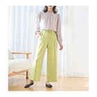 【エニー/ANY】の【ウエストゴム】イージケア美脚パンツ ワイド 人気、トレンドファッション・服の通販 founy(ファニー) ファッション Fashion レディースファッション Fashion for Women パンツ Pants & Trousers ストレッチ Stretch, Stretchy Fabric フラット Flat, Flat Shoes ポケット Pocket, Pocket Detail ワイド Wide, Wide Fit 吸水 Absorbent, Quick-Dry ビジネス 仕事 通勤 Business / Work / Commuting thumbnail ライム|ID: prp329100004806141 ipo3291000000034875571