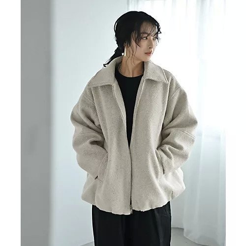 【スタイルデリ/STYLE DELI】の【BLK001】カールシャギーバルーンジャケット インテリア・キッズ・メンズ・レディースファッション・服の通販 founy(ファニー) ファッション Fashion レディースファッション Fashion for Women アウター Coat / Outerwear Collection レディースジャケット・軽アウター Jackets 春 Spring 秋 Autumn ショート Short, Short Length バランス Balance, Style Balance フレア Flare, Flared ベーシック Basic, Essential ポケット Pocket, Pocket Detail ワイド Wide, Wide Fit 冬 Winter / This Winter おすすめ Recommended / Our Picks アイボリー|ID: prp329100004806255 ipo3291000000034876178