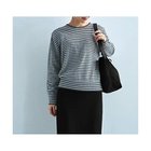 【スタイルデリ/STYLE DELI】の【LUXE】カラーボーダーウールニット 人気、トレンドファッション・服の通販 founy(ファニー) ファッション Fashion レディースファッション Fashion for Women トップス・カットソー Cut & Sew Tops ニット Knit Tops & Sweaters カットソー Cut and Sewn Top サロペット Overalls, Salopette シンプル Simple, Minimal ジャケット Jacket, Outerwear ストレート Straight, Straight Cut スリット Slit, Slit Detail トリミング Trimming, Decorative Edge 長袖 Long Sleeve, Full Sleeve パープル Purple, Violet ボーダー Border, Stripe ミックス Mix, Mixed Style ミドル Middle Length, Mid Height 無地 Plain, Solid Color エレガント 上品 Elegant thumbnail グレーミックス|ID: prp329100004807416 ipo3291000000034885378