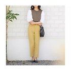 【エニー/ANY】の【ウエストゴム/ストレッチ/裏起毛】シークレットウォーム テーパードパンツ 人気、トレンドファッション・服の通販 founy(ファニー) ファッション Fashion レディースファッション Fashion for Women パンツ Pants & Trousers くるぶし Ankle-Length ストレッチ Stretch, Stretchy Fabric センター Center, Center Line ピーチ Peach, Soft Touch ポケット Pocket, Pocket Detail ミックス Mix, Mixed Style 楽ちん Easy Fit, Comfortable ワイド Wide, Wide Fit thumbnail イエロー|ID: prp329100004807427 ipo3291000000034885454