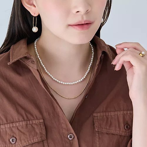 【フィービィー/phoebe】の2wayダブルラインパールチェーンネックレス 人気、トレンドファッション・服の通販 founy(ファニー) ファッション Fashion レディースファッション Fashion for Women ジュエリー Jewelry ネックレス Necklaces & Pendants エレガント 上品 Elegant シンプル Simple, Minimal チェーン Chain, Chain Strap ネックレス Necklace, Pendant Necklace パール Pearl, Pearl Accent other-2|ID: prp329100004807441 ipo3291000000034885552