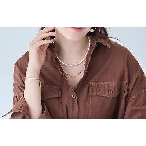 【フィービィー/phoebe】の2wayダブルラインパールチェーンネックレス 人気、トレンドファッション・服の通販 founy(ファニー) ファッション Fashion レディースファッション Fashion for Women ジュエリー Jewelry ネックレス Necklaces & Pendants エレガント 上品 Elegant シンプル Simple, Minimal チェーン Chain, Chain Strap ネックレス Necklace, Pendant Necklace パール Pearl, Pearl Accent other-3|ID: prp329100004807441 ipo3291000000034885554
