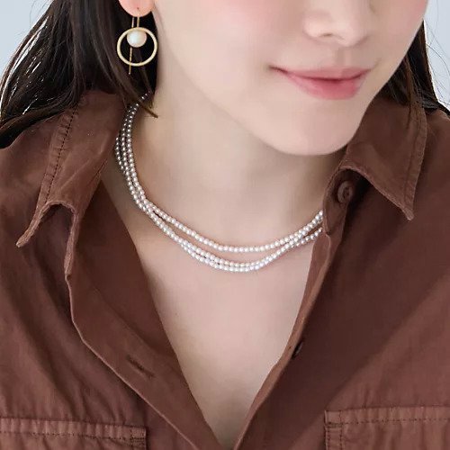 【フィービィー/phoebe】の3連ビーズパールネックレス インテリア・キッズ・メンズ・レディースファッション・服の通販 founy(ファニー) ファッション Fashion レディースファッション Fashion for Women ジュエリー Jewelry ネックレス Necklaces & Pendants ネックレス Necklace, Pendant Necklace バランス Balance, Style Balance パール Pearl, Pearl Accent ホワイト|ID: prp329100004807443 ipo3291000000034885563