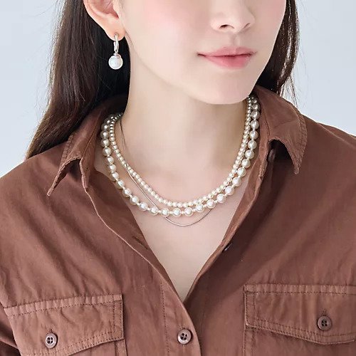 【フィービィー/phoebe】の3連ハンサムパールチェーンネックレス 人気、トレンドファッション・服の通販 founy(ファニー) ファッション Fashion レディースファッション Fashion for Women ジュエリー Jewelry ネックレス Necklaces & Pendants オケージョン Occasion Wear シルバー Silver, Metallic Silver シンプル Simple, Minimal スタイリッシュ Stylish, Fashionable チェーン Chain, Chain Strap ネックレス Necklace, Pendant Necklace パール Pearl, Pearl Accent モダン Modern, Contemporary other-2|ID: prp329100004807445 ipo3291000000034885575