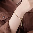 【フィービィー/phoebe】のラインストーンスライドテニスブレスレット 人気、トレンドファッション・服の通販 founy(ファニー) ファッション Fashion レディースファッション Fashion for Women ジュエリー Jewelry チェーン&カフブレスレット Cuff & Chain Bracelets おすすめ Recommended / Our Picks スタイリッシュ Stylish, Fashionable バランス Balance, Style Balance ビジュー Bijou, Jewel-like Accent ブレスレット Bracelet, Wristband リュクス Luxury, Elegant, High-End, Chic thumbnail ゴールド|ID: prp329100004807457 ipo3291000000034885652