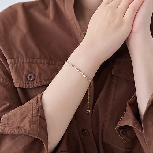 【フィービィー/phoebe】のラインストーンスライドテニスブレスレット 人気、トレンドファッション・服の通販 founy(ファニー) ファッション Fashion レディースファッション Fashion for Women ジュエリー Jewelry チェーン&カフブレスレット Cuff & Chain Bracelets おすすめ Recommended / Our Picks スタイリッシュ Stylish, Fashionable バランス Balance, Style Balance ビジュー Bijou, Jewel-like Accent ブレスレット Bracelet, Wristband リュクス Luxury, Elegant, High-End, Chic other-2|ID: prp329100004807457 ipo3291000000034885654