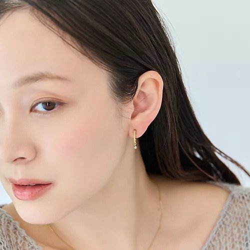 【フィービィー/phoebe】の【痛くないシリーズ/金属アレルギー対応】ミルキースパークライトフィットイヤリング/ニッケルフリー/星 人気、トレンドファッション・服の通販 founy(ファニー) ファッション Fashion レディースファッション Fashion for Women ジュエリー Jewelry ファッションリング Fashion Rings イヤリング・フープ・ドロップタイプ Hoop, Drop & Clip Earrings イヤリング Earrings ビジュー Bijou, Jewel-like Accent フープ Hoop, Hoop Earrings モチーフ Motif, Design Theme エレガント 上品 Elegant 軽量 Lightweight, Ultra Light other-3|ID: prp329100004807478 ipo3291000000034885801