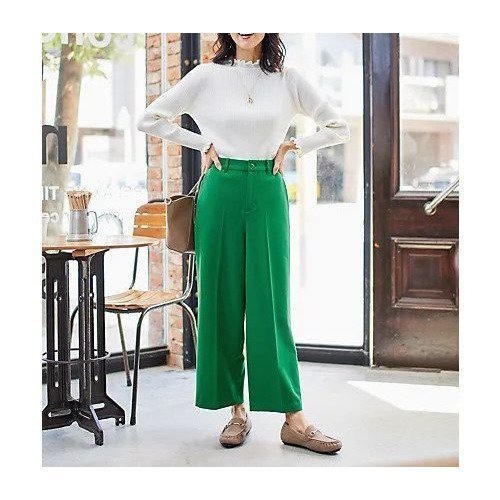 【エニー/ANY】の【ウエストゴム/ストレッチ/裏起毛】シークレットウォーム ワイド インテリア・キッズ・メンズ・レディースファッション・服の通販 founy(ファニー) ファッション Fashion レディースファッション Fashion for Women ストレッチ Stretch, Stretchy Fabric センター Center, Center Line ピーチ Peach, Soft Touch ポケット Pocket, Pocket Detail ミックス Mix, Mixed Style 楽ちん Easy Fit, Comfortable ワイド Wide, Wide Fit 【WEB限定】ライトグリーン|ID: prp329100004807483 ipo3291000000034885842