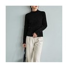 【スタイルデリ/STYLE DELI】の楊柳ベロア端っこメロウトップス ブラック|ID:prp329100004807643