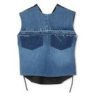 【リトコフスカヤ/LITKOVSKA】のContrasting Denim Top with Adjustable Fit NAVY BLUE/BLACK|ID: prp329100004808666 ipo3291000000036310602