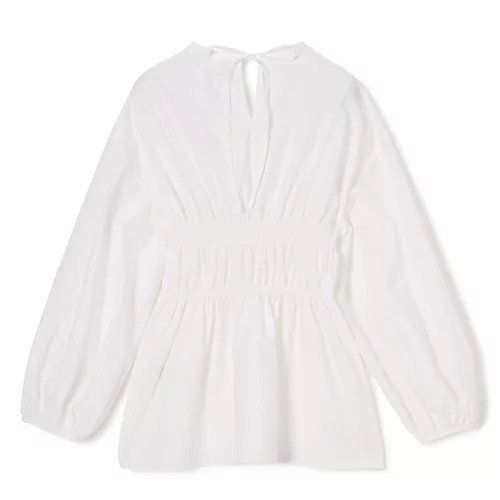 【セシリー バンセン/CECILIE BAHNSEN】のCAMRYN TOP COTTON 人気、トレンドファッション・服の通販 founy(ファニー) 　ファッション　Fashion　レディースファッション　Fashion for Women　ギャザー　Gathered, Ruffled　フェミニン　Feminine, Girly　リボン　Ribbon, Bow　洗える　Machine Washable　other-2|ID: prp329100004808670 ipo3291000000035904768