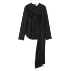 【リトコフスカヤ/LITKOVSKA】のAsymmetric Twist Blouse BLACK|ID: prp329100004808672 ipo3291000000036310606