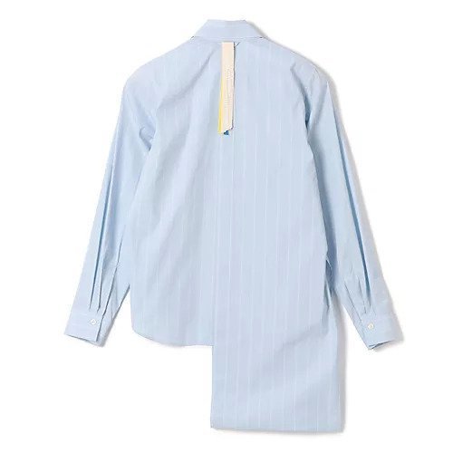 【リトコフスカヤ/LITKOVSKA】のAsymmetric Layered Shirt with Scarf Detail 人気、トレンドファッション・服の通販 founy(ファニー) 　ファッション　Fashion　レディースファッション　Fashion for Women　トップス・カットソー　Cut & Sew Tops　シャツ・ブラウス・オフィスカジュアル　Elegant Blouses & Button-Ups　アシンメトリー　Asymmetrical Style　スカーフ　Scarf, Neckwear　other-2|ID: prp329100004808674 ipo3291000000035904948