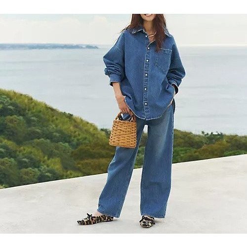 【アッパー ハイツ/upper hights】の【樋口かほりさん別注】THE MOSS (OVER SHIRTS) 人気、トレンドファッション・服の通販 founy(ファニー) 　ファッション　Fashion　レディースファッション　Fashion for Women　トップス・カットソー　Cut & Sew Tops　シャツ・ブラウス・オフィスカジュアル　Elegant Blouses & Button-Ups　インナー　Innerwear　セットアップ　Set-Up, Coordinated Outfit　タートルネック　Turtleneck, High Neck　デニム　Denim, Jeans Material　ポケット　Pocket, Pocket Detail　別注　Limited Edition, Custom Order　洗える　Machine Washable　other-2|ID: prp329100004809937 ipo3291000000035578086