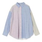 【ミュベール/MUVEIL】のレター刺繍ミックスパターンシャツブラウス multi|ID: prp329100004809938 ipo3291000000036299412