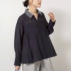 【ノーリーズソフィー/NOLLEY'S sophi】のチュール襟付オーガンジーフレアシャツブラウス 人気、トレンドファッション・服の通販 founy(ファニー) ファッション Fashion レディースファッション Fashion for Women トップス・カットソー Cut & Sew Tops シャツ・ブラウス・オフィスカジュアル Elegant Blouses & Button-Ups 2026年 2026 おすすめ Recommended / Our Picks オーガンジー Organza Fabric カフス Cuff Design シンプル Simple, Minimal スタンド Stand Collar, Upright Stand チュール Tulip, Tulip Motif thumbnail ネイビー|ID: prp329100004809946 ipo3291000000034909498