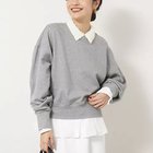 【ノーリーズソフィー/NOLLEY'S sophi】のチュール襟付オーガンジーフレアシャツブラウス 人気、トレンドファッション・服の通販 founy(ファニー) ファッション Fashion レディースファッション Fashion for Women トップス・カットソー Cut & Sew Tops シャツ・ブラウス・オフィスカジュアル Elegant Blouses & Button-Ups 2026年 2026 おすすめ Recommended / Our Picks オーガンジー Organza Fabric カフス Cuff Design シンプル Simple, Minimal スタンド Stand Collar, Upright Stand チュール Tulip, Tulip Motif thumbnail オフホワイト|ID: prp329100004809946 ipo3291000000034909500