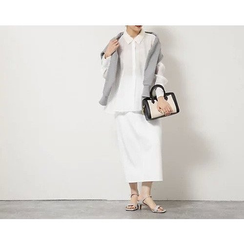 【ノーリーズソフィー/NOLLEY'S sophi】のチュール襟付オーガンジーフレアシャツブラウス 人気、トレンドファッション・服の通販 founy(ファニー) ファッション Fashion レディースファッション Fashion for Women トップス・カットソー Cut & Sew Tops シャツ・ブラウス・オフィスカジュアル Elegant Blouses & Button-Ups 2026年 2026 おすすめ Recommended / Our Picks オーガンジー Organza Fabric カフス Cuff Design シンプル Simple, Minimal スタンド Stand Collar, Upright Stand チュール Tulip, Tulip Motif other-2|ID: prp329100004809946 ipo3291000000034909502