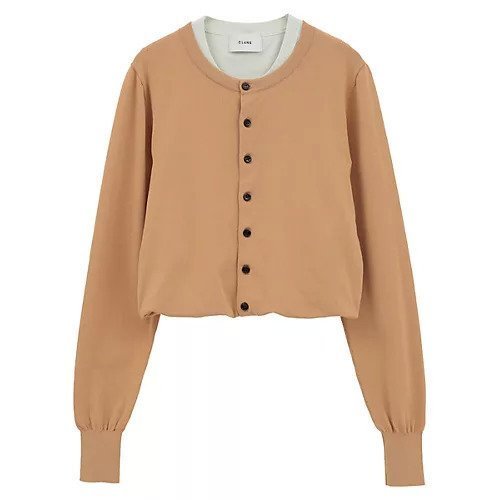 【クラネ/CLANE】のW LAYERED KNIT CARDIGAN インテリア・キッズ・メンズ・レディースファッション・服の通販 founy(ファニー) ファッション Fashion レディースファッション Fashion for Women トップス・カットソー Cut & Sew Tops ニット Knit Tops & Sweaters カーディガン・羽織り Layered Style Cardigans おすすめ Recommended / Our Picks カーディガン Cardigan, Knitwear シンプル Simple, Minimal ドッキング Docking, Mixed Material ノースリーブ Sleeveless, No-Sleeve ベスト Vest, Waistcoat 春 Spring BEIGE|ID: prp329100004809957 ipo3291000000034909946