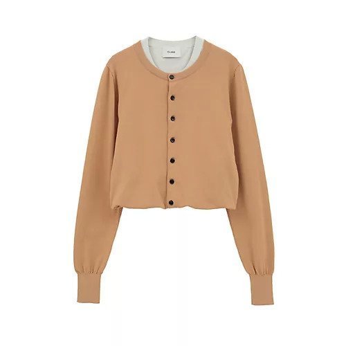 【クラネ/CLANE】のW LAYERED KNIT CARDIGAN 人気、トレンドファッション・服の通販 founy(ファニー) ファッション Fashion レディースファッション Fashion for Women トップス・カットソー Cut & Sew Tops ニット Knit Tops & Sweaters カーディガン・羽織り Layered Style Cardigans おすすめ Recommended / Our Picks カーディガン Cardigan, Knitwear シンプル Simple, Minimal ドッキング Docking, Mixed Material ノースリーブ Sleeveless, No-Sleeve ベスト Vest, Waistcoat 春 Spring other-2|ID: prp329100004809957 ipo3291000000034909948