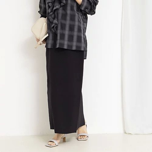 【ノーリーズ/NOLLEY'S】の《手洗い可能》《セットアップ対応》スウェットライク2WAYニットスカート インテリア・キッズ・メンズ・レディースファッション・服の通販 founy(ファニー) 　ファッション　Fashion　レディースファッション　Fashion for Women　セットアップ　Matching Sets　スカート・ミニ/ミディ/マキシ　Skirts / Mini, Midi & Maxi Skirts　2026年　2026　おすすめ　Recommended / Our Picks　コンパクト　Compact, Small Size　スリット　Slit, Slit Detail　セットアップ　Set-Up, Coordinated Outfit　エレガント 上品　Elegant　ブラック|ID: prp329100004809980 ipo3291000000034910502