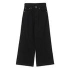 【ミュベール/MUVEIL】のリボンデニムパンツ 人気、トレンドファッション・服の通販 founy(ファニー) ファッション Fashion レディースファッション Fashion for Women パンツ Pants & Trousers デニムパンツ・ジーンズ・美脚デニム Denim Jeans & Pants デニム Denim, Jeans Material ポケット Pocket, Pocket Detail リボン Ribbon, Bow 今季 This Season, Current Season 洗える Machine Washable thumbnail black|ID: prp329100004809987 ipo3291000000034910670