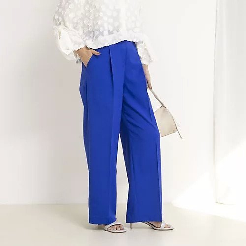 【ノーリーズ/NOLLEY'S】のウォッシャブルドライツイルワイドパンツ インテリア・キッズ・メンズ・レディースファッション・服の通販 founy(ファニー) ファッション Fashion レディースファッション Fashion for Women パンツ Pants & Trousers 2026年 2026 ストレッチ Stretch, Stretchy Fabric プレーン Plain, Simple ワイド Wide, Wide Fit ブルー|ID: prp329100004809989 ipo3291000000034910729