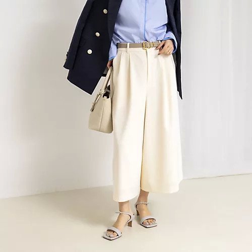 【ノーリーズ/NOLLEY'S】のウォッシャブルクロップドワイドツイルパンツ インテリア・キッズ・メンズ・レディースファッション・服の通販 founy(ファニー) ファッション Fashion レディースファッション Fashion for Women パンツ Pants & Trousers 2026年 2026 ジャケット Jacket, Outerwear トレンド Trend, Trending Now エレガント 上品 Elegant ホワイト|ID: prp329100004809990 ipo3291000000034910738