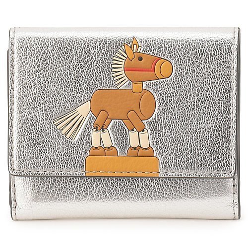 【アニヤハインドマーチ/ANYA HINDMARCH】のホース・ミニ・トライフォルド・ウォレット インテリア・キッズ・メンズ・レディースファッション・服の通販 founy(ファニー) ファッション Fashion レディースファッション Fashion for Women ウォレット Wallet コイン Coin, Coin Design モチーフ Motif, Design Theme Silver|ID: prp329100004809994 ipo3291000000034910822