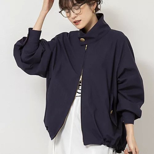 【ノーリーズ/NOLLEY'S】のNMPウォッシャブルスウィングトップブルゾン インテリア・キッズ・メンズ・レディースファッション・服の通販 founy(ファニー) 　ファッション　Fashion　レディースファッション　Fashion for Women　アウター　Coat / Outerwear Collection　ブルゾンジャケット・スポーティアウター　Blouson Jackets　ヴィンテージ　Vintage Style　春　Spring　スタンド　Stand Collar, Upright Stand　ダッフルコート　Duffle Coat, Toggle Coat　定番　Standard, Basic Item　モダン　Modern, Contemporary　S/S・春夏　SS, Spring/Summer, Warm Season　夏　Summer　2026年　2026　ネイビー|ID: prp329100004810002 ipo3291000000034910891