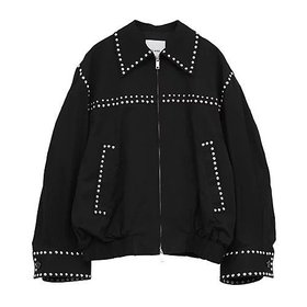 【クラネ/CLANE】 W COLOR STUDDED DRIZZLER JACKET人気、トレンドファッション・服の通販 founy(ファニー) ファッション Fashion レディースファッション Fashion for Women アウター Coat / Outerwear Collection レディースジャケット・軽アウター Jackets ギャザー Gathered, Ruffled ジャケット Jacket, Outerwear スタッズ Studs, Metal Accents スプリング Spring, Spring Collection スリーブ Sleeve, Long Sleeve / Short Sleeve フロント Front, Front Design ワイド Wide, Wide Fit 春 Spring |ID:prp329100004810004