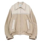 【クラネ/CLANE】のW COLOR STUDDED DRIZZLER JACKET 人気、トレンドファッション・服の通販 founy(ファニー) ファッション Fashion レディースファッション Fashion for Women アウター Coat / Outerwear Collection レディースジャケット・軽アウター Jackets ギャザー Gathered, Ruffled ジャケット Jacket, Outerwear スタッズ Studs, Metal Accents スプリング Spring, Spring Collection スリーブ Sleeve, Long Sleeve / Short Sleeve フロント Front, Front Design ワイド Wide, Wide Fit 春 Spring thumbnail BEIGE|ID: prp329100004810004 ipo3291000000034910901