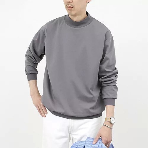 【ノーリーズ グッドマン/NOLLEY'S goodman / MEN】のモックネックロンT 26SS 人気、トレンドファッション・服の通販 founy(ファニー) 　ファッション　Fashion　メンズファッション　Fashion for Men　2026年　2026　 other-1|ID: prp329100004810009 ipo3291000000034910928