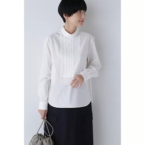 【ヒューマンウーマン/HUMAN WOMAN】の80/ポプリンブラウス インテリア・キッズ・メンズ・レディースファッション・服の通販 founy(ファニー) ファッション Fashion レディースファッション Fashion for Women トップス・カットソー Cut & Sew Tops シャツ・ブラウス・オフィスカジュアル Elegant Blouses & Button-Ups おすすめ Recommended / Our Picks インナー Innerwear カーディガン Cardigan, Knitwear スタンダード Standard, Basic ストライプ Stripe, Striped Pattern ベスト Vest, Waistcoat 無地 Plain, Solid Color ホワイト|ID: prp329100004810943 ipo3291000000034920731