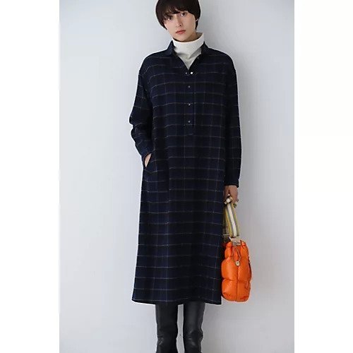 【ヒューマンウーマン/HUMAN WOMAN】の起毛チェックワンピース インテリア・キッズ・メンズ・レディースファッション・服の通販 founy(ファニー) https://founy.com/ ファッション Fashion レディースファッション Fashion for Women ワンピース Dresses おすすめ Recommended / Our Picks インナー Innerwear スタンダード Standard, Basic タートルネック Turtleneck, High Neck チェック Check, Plaid, Tartan ドット Polka Dot, Dot Pattern ポケット Pocket, Pocket Detail 秋 Autumn A/W・秋冬 Autumn/Winter |ID: prp329100004810948 ipo3291000000034920755