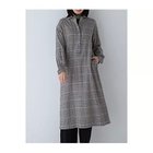 【ヒューマンウーマン/HUMAN WOMAN】の起毛チェックワンピース ブラウンチェック|ID: prp329100004810948 ipo3291000000034920759