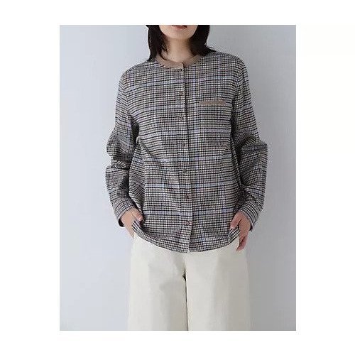 【ヒューマンウーマン/HUMAN WOMAN】の起毛チェックブラウス インテリア・キッズ・メンズ・レディースファッション・服の通販 founy(ファニー) ファッション Fashion レディースファッション Fashion for Women トップス・カットソー Cut & Sew Tops シャツ・ブラウス・オフィスカジュアル Elegant Blouses & Button-Ups おすすめ Recommended / Our Picks インナー Innerwear カーディガン Cardigan, Knitwear スタンダード Standard, Basic チェック Check, Plaid, Tartan ドット Polka Dot, Dot Pattern ベスト Vest, Waistcoat ポケット Pocket, Pocket Detail 秋 Autumn A/W・秋冬 Autumn/Winter ブラウンチェック|ID: prp329100004810953 ipo3291000000034920790