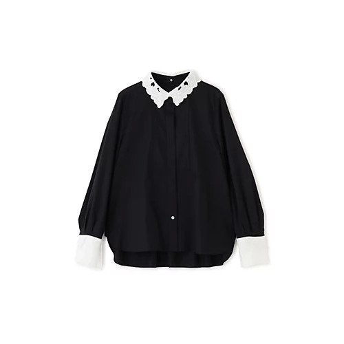 【ヒューマンウーマン/HUMAN WOMAN】のレース襟付きサテンブラウス 人気、トレンドファッション・服の通販 founy(ファニー) ファッション Fashion レディースファッション Fashion for Women トップス・カットソー Cut & Sew Tops シャツ・ブラウス・オフィスカジュアル Elegant Blouses & Button-Ups おすすめ Recommended / Our Picks カフス Cuff Design クラシカル Classical, Vintage-Inspired サテン Satin, Glossy Fabric スタンダード Standard, Basic デニム Denim, Jeans Material フレンチ French, French Style ベーシック Basic, Essential ボトム Bottoms, Lower Wear レース Lace, Lace Fabric other-2|ID: prp329100004810955 ipo3291000000034920805