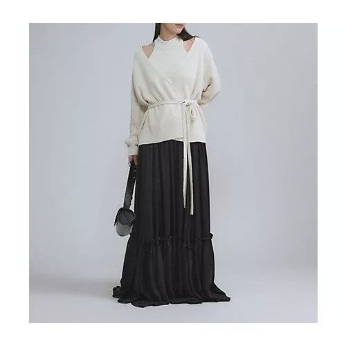 【カオス/Chaos】のロウシルクカシュクールカーディガン 人気、トレンドファッション・服の通販 founy(ファニー) 　ファッション　Fashion　レディースファッション　Fashion for Women　トップス・カットソー　Cut & Sew Tops　カーディガン・羽織り　Layered Style Cardigans　おすすめ　Recommended / Our Picks　カシュクール　Wrap Design　タンク　Tank Top, Sleeveless Top　other-3|ID: prp329100004810967 ipo3291000000034920908