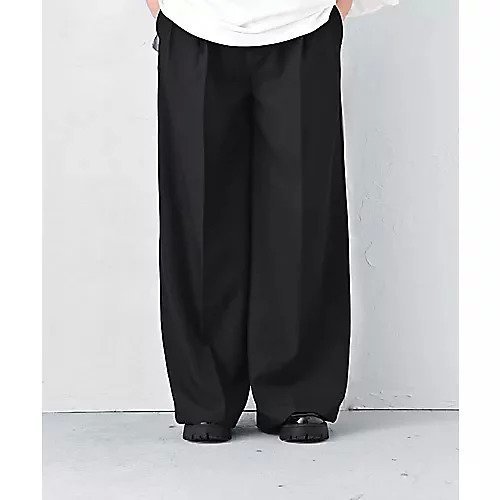 【スタイルデリ/STYLE DELI】の【BLK001】ダブルタックワイドパンツ 人気、トレンドファッション・服の通販 founy(ファニー) ファッション Fashion レディースファッション Fashion for Women パンツ Pants & Trousers スリット Slit, Slit Detail スーツ Suit, Formalwear センター Center, Center Line トレンド Trend, Trending Now 定番 Standard, Basic Item フラット Flat, Flat Shoes フロント Front, Front Design ルーズ Loose, Oversized ループ Loop, Loop Knit ワイド Wide, Wide Fit おすすめ Recommended / Our Picks 夏 Summer エレガント 上品 Elegant other-2|ID: prp329100004810987 ipo3291000000034921057