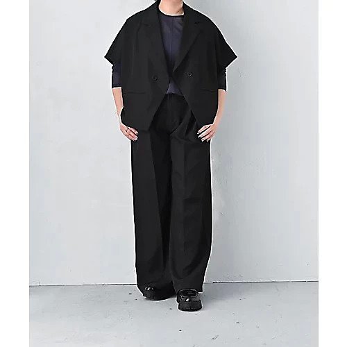 【スタイルデリ/STYLE DELI】の【BLK001】ダブルタックワイドパンツ 人気、トレンドファッション・服の通販 founy(ファニー) ファッション Fashion レディースファッション Fashion for Women パンツ Pants & Trousers スリット Slit, Slit Detail スーツ Suit, Formalwear センター Center, Center Line トレンド Trend, Trending Now 定番 Standard, Basic Item フラット Flat, Flat Shoes フロント Front, Front Design ルーズ Loose, Oversized ループ Loop, Loop Knit ワイド Wide, Wide Fit おすすめ Recommended / Our Picks 夏 Summer エレガント 上品 Elegant other-3|ID: prp329100004810987 ipo3291000000034921058