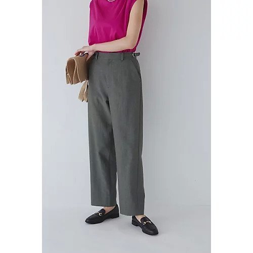 【ヒューマンウーマン/HUMAN WOMAN】のセミワイドパンツ インテリア・キッズ・メンズ・レディースファッション・服の通販 founy(ファニー) ファッション Fashion レディースファッション Fashion for Women パンツ Pants & Trousers コラボ Collaboration, Collab シャンブレー Chambray, Denim-Like Fabric スタンダード Standard, Basic ストレート Straight, Straight Cut ツイル Twist, Twisted Detail おすすめ Recommended / Our Picks ネイビー|ID: prp329100004810994 ipo3291000000034921102