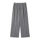【ヒューマンウーマン/HUMAN WOMAN】のセンタープレスセミワイドパンツ TOPグレー|ID: prp329100004811002 ipo3291000000034921172