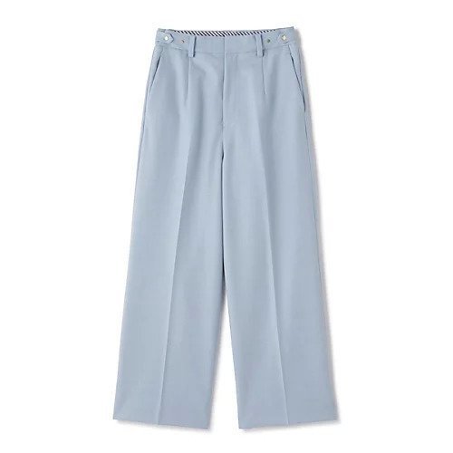 【ヒューマンウーマン/HUMAN WOMAN】のセンタープレスセミワイドパンツ インテリア・キッズ・メンズ・レディースファッション・服の通販 founy(ファニー) ファッション Fashion レディースファッション Fashion for Women パンツ Pants & Trousers おすすめ Recommended / Our Picks スタイリッシュ Stylish, Fashionable スタンダード Standard, Basic ストレッチ Stretch, Stretchy Fabric ストレート Straight, Straight Cut センター Center, Center Line ワイド Wide, Wide Fit エレガント 上品 Elegant Lブルー|ID: prp329100004811002 ipo3291000000034921174