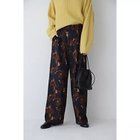 【ヒューマンウーマン/HUMAN WOMAN】のブラッシュプリントサテンパンツ ブラウン|ID: prp329100004811004 ipo3291000000034921186