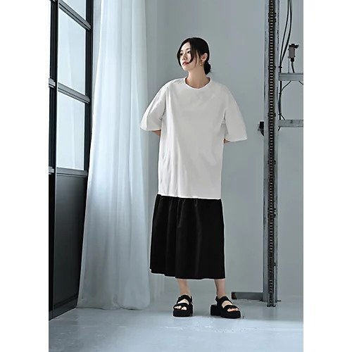 【スタイルデリ/STYLE DELI】の【BLK001】バイカラーワンピース インテリア・キッズ・メンズ・レディースファッション・服の通販 founy(ファニー) ファッション Fashion レディースファッション Fashion for Women ワンピース Dresses 春 Spring くるぶし Ankle-Length カットソー Cut and Sewn Top サンダル Sandals, Summer Shoes シンプル Simple, Minimal スニーカー Sneakers, Trainers スリット Slit, Slit Detail 定番 Standard, Basic Item ブロード Broadcloth, Fine Cotton おすすめ Recommended / Our Picks 日本製 Made In Japan 夏 Summer 旅行 Travel エレガント 上品 Elegant オフホワイト×ブラック|ID: prp329100004811008 ipo3291000000034921232