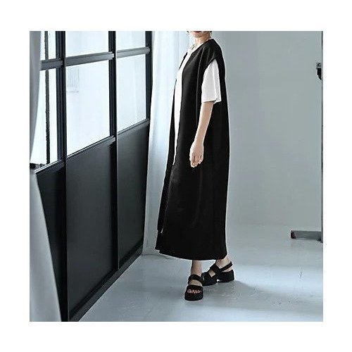 【スタイルデリ/STYLE DELI】の【BLK001】バイカラーワンピース 人気、トレンドファッション・服の通販 founy(ファニー) ファッション Fashion レディースファッション Fashion for Women ワンピース Dresses 春 Spring くるぶし Ankle-Length カットソー Cut and Sewn Top サンダル Sandals, Summer Shoes シンプル Simple, Minimal スニーカー Sneakers, Trainers スリット Slit, Slit Detail 定番 Standard, Basic Item ブロード Broadcloth, Fine Cotton おすすめ Recommended / Our Picks 日本製 Made In Japan 夏 Summer 旅行 Travel エレガント 上品 Elegant other-3|ID: prp329100004811008 ipo3291000000034921234
