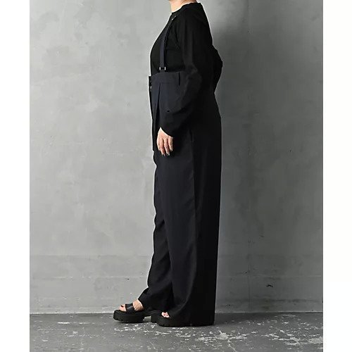 【スタイルデリ/STYLE DELI】の【BLK001】ピンストライプオールインワン 人気、トレンドファッション・服の通販 founy(ファニー) ファッション Fashion レディースファッション Fashion for Women ワンピース Dresses オールインワン・ワンピース Dresses and Jumpsuits カットソー Cut and Sewn Top サスペンダー Suspenders, Braces スリット Slit, Slit Detail スーツ Suit, Formalwear ボーダー Border, Stripe マニッシュ Mannish, Boyish メンズ Men's, Menswear 無地 Plain, Solid Color ワイド Wide, Wide Fit おすすめ Recommended / Our Picks other-3|ID: prp329100004811009 ipo3291000000034921239