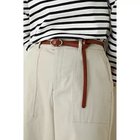 【ヒューマンウーマン/HUMAN WOMAN】のセンターステッチベルト ブラウン|ID: prp329100004811013 ipo3291000000034921257